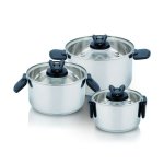 Bennett Read Stackmaster Select 6 Piece Stainless Steel Cookware Set