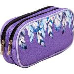 Kenzel 23CM Pencil Case Two Tier With Pipping F