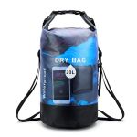 20L Outdoor Sports Waterproof Bucket Bag Transparent Swimming Beach Bag