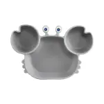Plate With Suction Base Selection Crab Grey