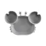 Baby Things Plate With Suction Base Selection Crab Grey