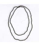 Crystal String Necklace - Black Free