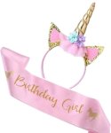 Unicorn Hair Accessory And Sash