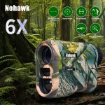 Nohawk 6X 600M Laser Range Finder Monocular For Hunters With Slope Horizontal Distance And Vertical Height Function Speed And An