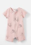 Cotton On The Short Sleeve Zip Romper License - Lcn Dis Zephyr sketchy Pooh & Friends