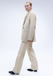 Single-breasted Blazer - Light Beige