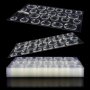 288pcs Adhesive Tabs For Fake Nails Double-Sided Nail Jelly Stickers Waterproof Breathable Nail Glue Super Sticky Transparent Nail Art Accessories