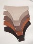5PCS Solid Seamless Briefs Simple Comfy Breathable Stretchy Intimates Panties Women's Lingerie & Underwear