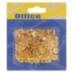 Office Accessories Gold Drawing Pins