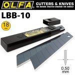 Sharp Olfa Blades Excel Black 10 Pack Ultra 18MM