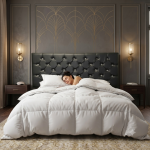 Luxury Tufted Upholstered Headboard - King