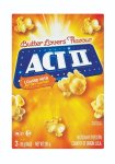 Act II Microwave Popcorn Butter 3 X 81G