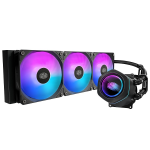 Cooler Master Masterliquid Core Nex 360 Black A-rgb All-in-one Liquid Cooler With Infinity Mirror Pump Cover Design Upgraded Tri