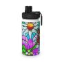 Imaging Architects Colorful Stained Glass Stainless Steel Water Bottle