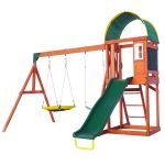 Amelia Wood Swing Set