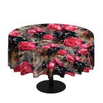 In Full Bloom Round Tablecloth