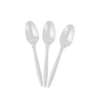 Cate-a-Bake Plastic Dessert Spoon White 250 Pack