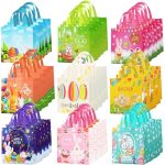 Alikiai 36PCS Easter Gift Bags Easter Baskets With Handles For Kids Multifunctional Non-woven Easter Treat Bags For Egg Hunt Gif