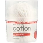 Clicks Paper Stem Cotton Buds 100 Cup