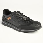 Pierre Cardin Lace Up Sneaker - Black Multi - 8