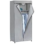 1 Shelf Hanging Wardrobe Grey