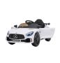 Mercedes Amg Gtr 12V Kids Electric Ride On Car - White