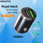 Fast Charging Car Charger Usb+pd Super Fast Charging Suitable For 12V 24V Models Can Charge Multiple Devices Simultaneously
