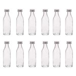 12 Pack Consol Glass Spirit Bottles 50ML With Screw Caps