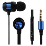 Volkano Metallic Wired Earphones With MIC Blue 1.2M
