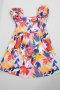 Pre Girls Floral Baby Doll Dress - Multi Colour - 2 - 3