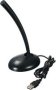 USB Desktop Microphone With Noise Cancelling For PC And Notebooks Black