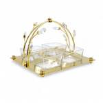 5 Piece Dessert Server Gold