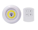 LED Cob Light With Remote Control - Set Of 3