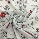 150CM Printed Chiffon Fabric Per Meter 23