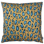 Leopard Spot Blue Outdoor Scatter Cover