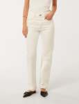 Niki Ankle Straight Jeans - 16 White