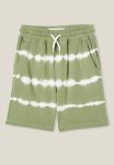 Cotton On Harlow Longline Fleece Short - Deep Sage vanilla Tie Dye