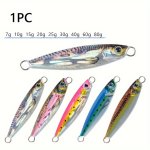 1PC Fast Sinking Metal Jig Sea Fishing Hard Bait Boat Fishing Lure For Mackerel
