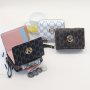 Classic Designer Letter Print Tri-fold Ladies Wallet Casual Style Women's Fashion Credit Card Holder