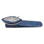 Wooden Anchor Doorstop Rowing Boat 16CM