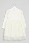 PoP Candy Mesh Occasion Dress - White