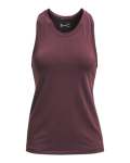 Women's Ua Seamless Run Tank - Ash Plum Md