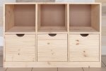 Pigeon Cubby 3 Drawers – Raw