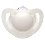 Nuk Silicone Star Soother 0-2 Months White