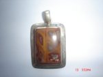 Noreena Deva Jasper .925 Sterling Silver Pendant STSP2