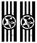 Punisher Stripe Sticker For Loading Box