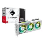 ASRock Amd Radeon Rx 9070 Xt Steel Legend 16GB Graphics CARD-RX9070XTSTEELLEGEND16G