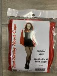 Silk Red Hood Cape