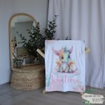 Fleece Blanket Girl Pink Dragon