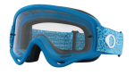 Oakley O Frame Mx Goggles- Blue Crackle With Clear Lens